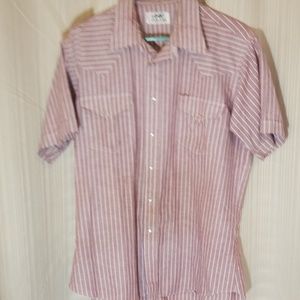 Men's short sleeve pearl snap shirt
